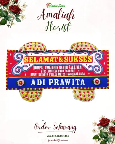 Karangan Bunga Ucapan Selamat renon